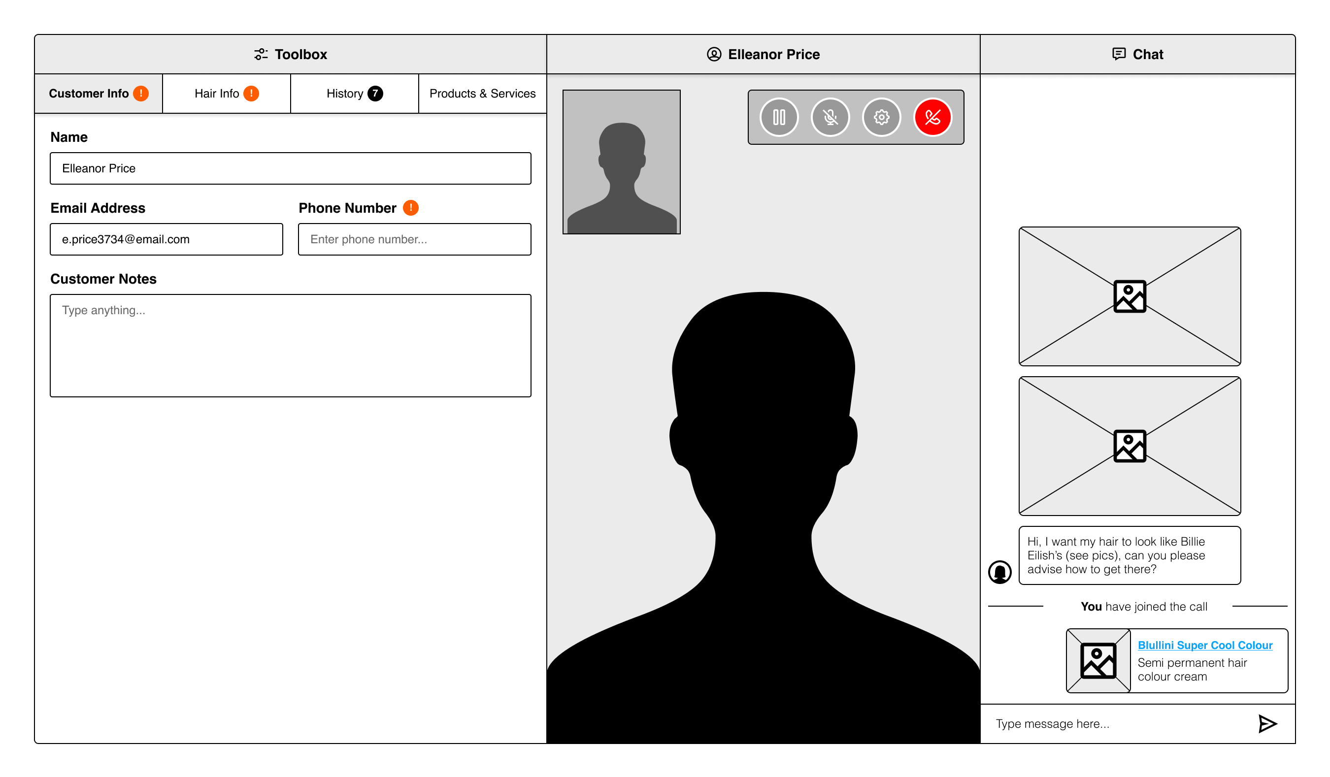 Stylist agent UX 1
