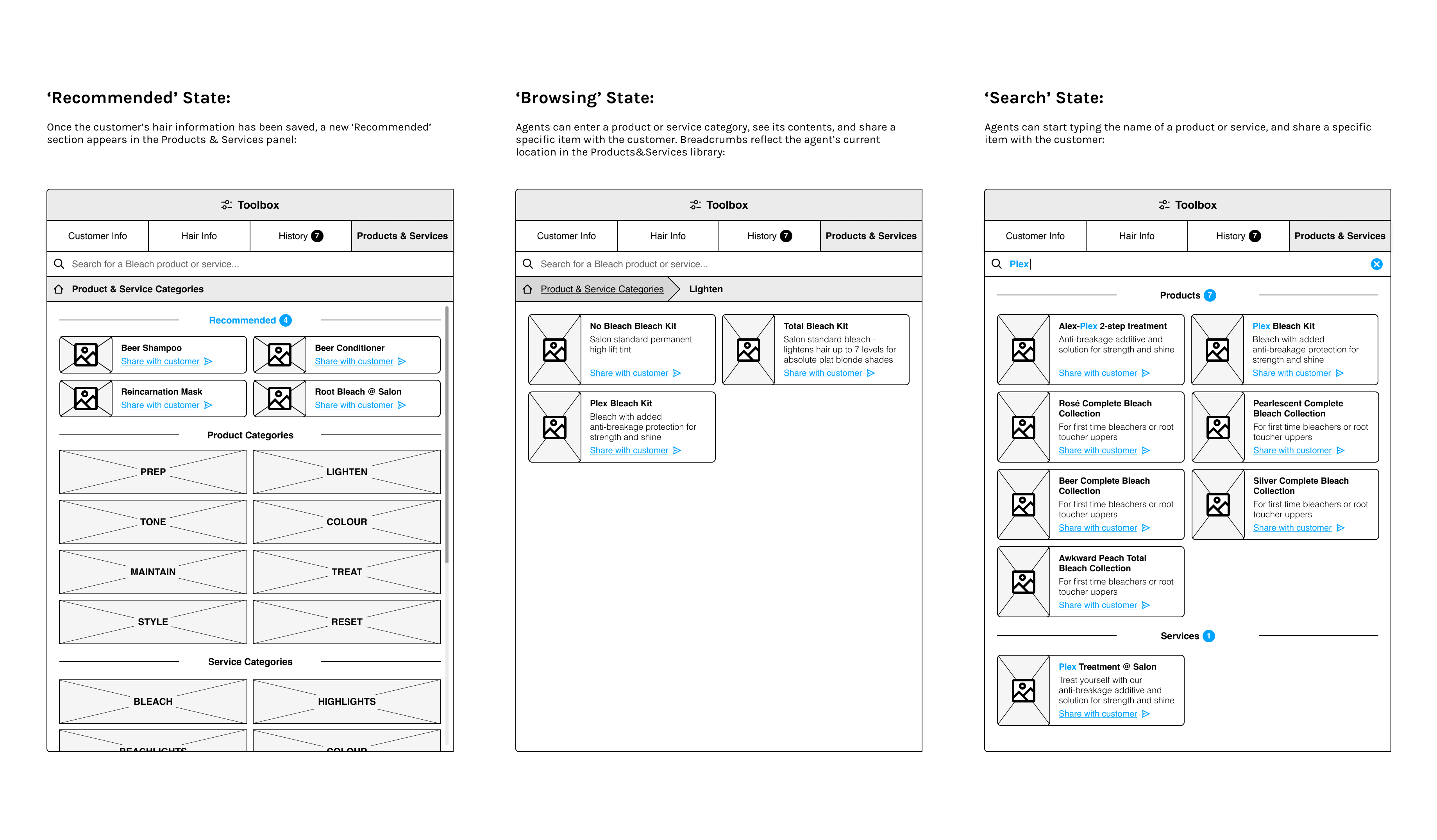 Stylist agent UX 2