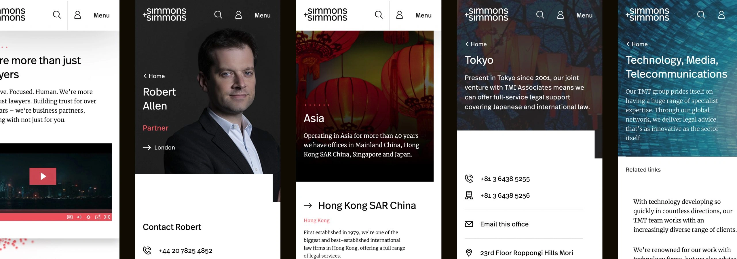Mobile visual design